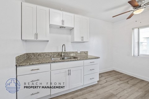 Floor plan for 2 beds, 1 bath, 665 sqft